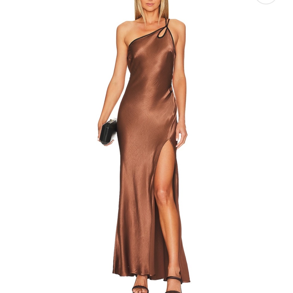 Bec + Bridge Kehlani maxi dress in chocolate